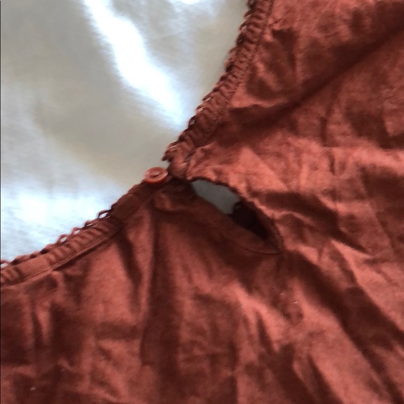 Uniqlo brown boho top - Picture 6 of 6